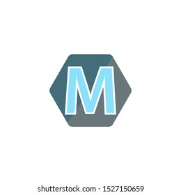 concept logo with letter M