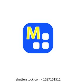 concept logo with letter M