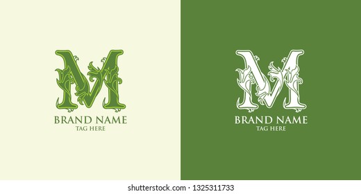 the concept of the logo letter M, Monogram M