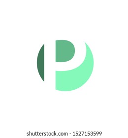 concept logo with letter P