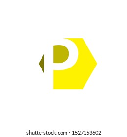 concept logo with letter P