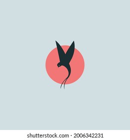 Concept logo, vector bird, vector.