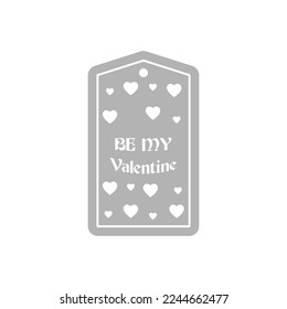 concept of love, hearts, holiday, keychain, vector illustration