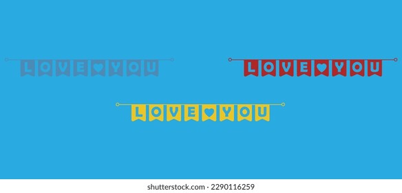 concept of love, hearts, holiday, vector illustration