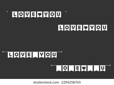concept of love, hearts, holiday, vector illustration