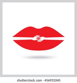 concept of love together, vector design