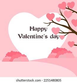 concept of love, valentine day, vector illustration