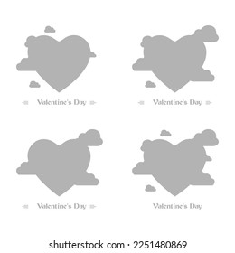 concept of love, valentine day, vector illustration