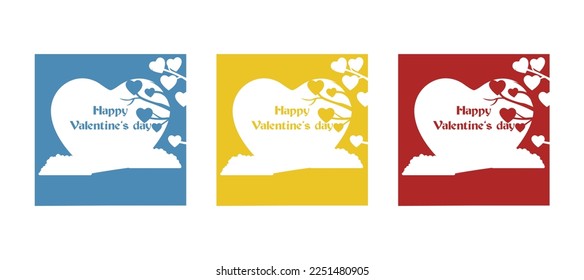 Liebesbegriff, Valentinstag, Vektorgrafik