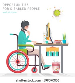 9,873 Disability working Stock Illustrations, Images & Vectors ...