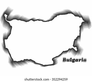 Concept map of Bulgaria, vector design Illustration.