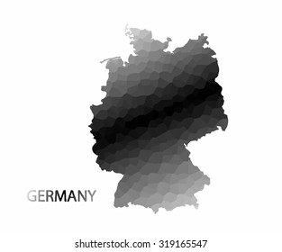 Concept map of Germany, vector design Illustration.