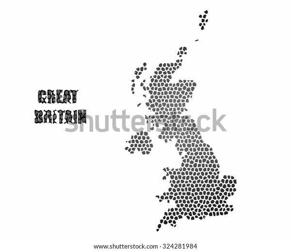 Premium Vector The World Map Great Britain Vector Ill 