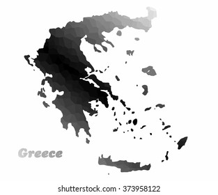 Concept map of Greece , vector design Illustration.