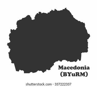 Concept map of Macedonia, vector design Illustration.