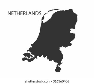 Concept map of Netherlands, vector design Illustration.