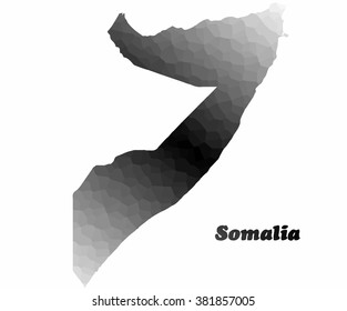 Concept map of Somalia, vector design Illustration.