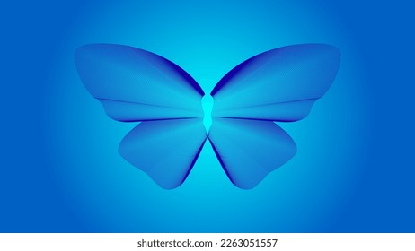 Concept of metaverse, virtual reality experience with abstract sphere, Shiny abstract butterfly futuristic wave vector illustration eps10 lines technology backgound