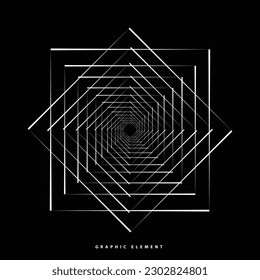 concept minimalist geometric design white