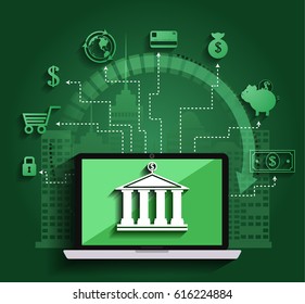 Concept for mobile banking and online payment