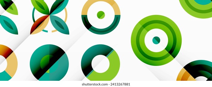 Concept of modern vector creative background design