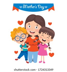 Concept Of Mothers Day Greeting