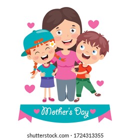 Concept Of Mothers Day Greeting