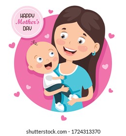 Concept Of Mothers Day Greeting