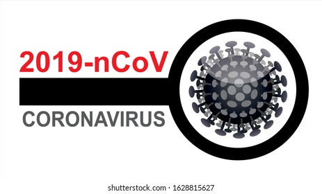 Concept of new 2019 coronavirus in China. Middle East respiratory syndrome coronavirus attacks human lungs