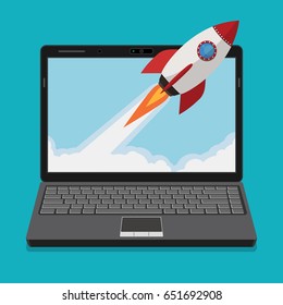 Concept of a New Business Project Start Up.