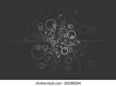 Concept for New Technology Corporate Business & development background