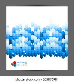 Concept for New Technology Corporate Business & development background