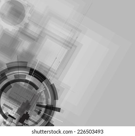 Concept for New Technology Corporate Business & development background
