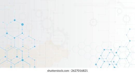 Concept for New Technology Corporate Business and development background. vector illustration