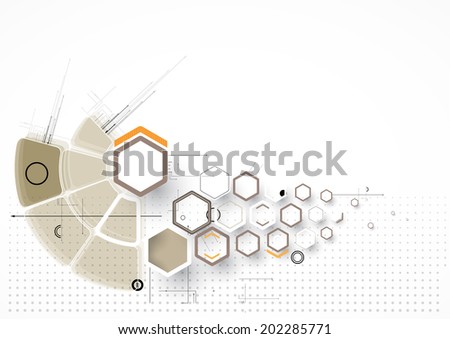 Concept for New Technology Corporate Business & development background