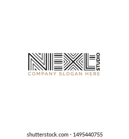 Concept of NEXT logo, growth & next generation tool etc.