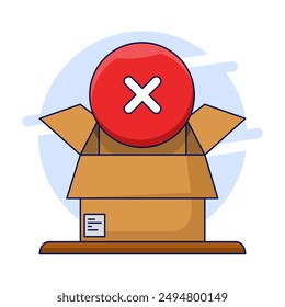 Concept of No Items Found. No results found. User request, page not found, error notification 404. Web and Mobile Application Symbols. vector illustration in the background.