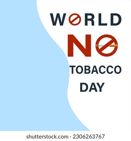 concept of no smoking and World No Tobacco Day with family .paper collage style with digital craft. 