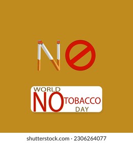 concept of no smoking and World No Tobacco Day with family .paper collage style with digital craft. 