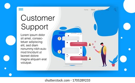 The concept of online customer support