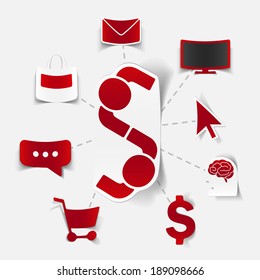 concept for online shopping: handshake