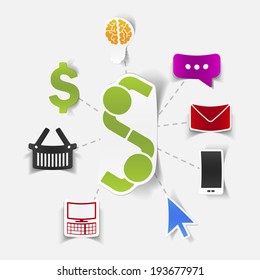 concept for online shopping: handshake