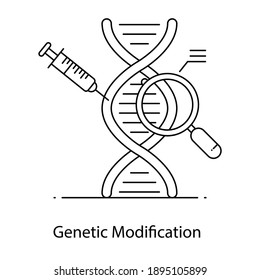 
Rahmensymbol der genetischen Veränderung