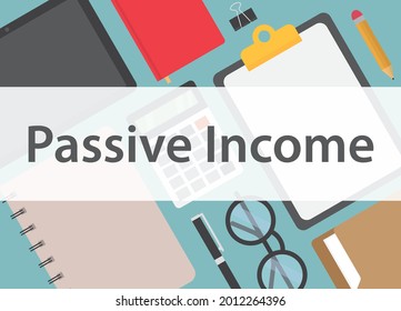 concepto de ingresos pasivos - ilustración vectorial