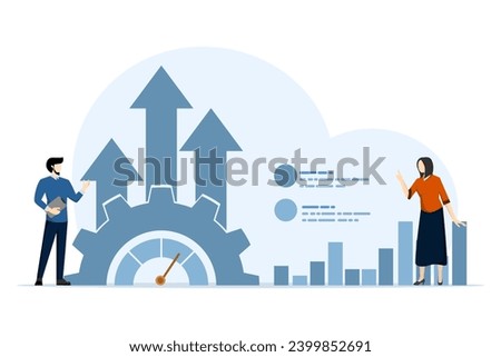 concept of performance appraisal or customer feedback, credit score or satisfaction measurement, quality control or improvement, Modern benchmarking as a business comparison tool for improvement.