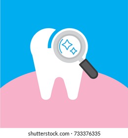 The concept for the personage of clinics, dentists, posters, signage, web sites