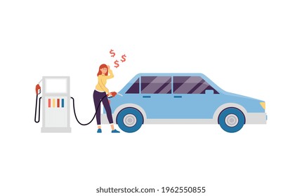 car petrol wala cartoon