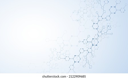 física conceptual estructura molecular y química vectorial de adn ilustración