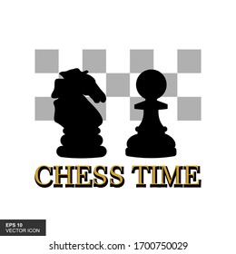 The concept of playing time with a realistic board. Vector illustration.
