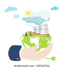 The concept of positive development of nuclear energy and the environment across the planet Earth